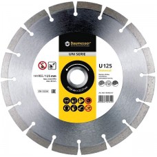 Круг алмазный отрезной 1A1RSS/C3 125x1,8/1,2x8x22,23-10-HIT Baumesser Universal (Баумессер Универсал)
